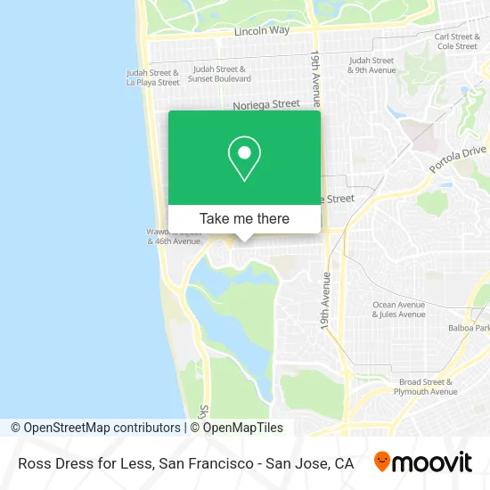 Mapa de Ross Dress for Less
