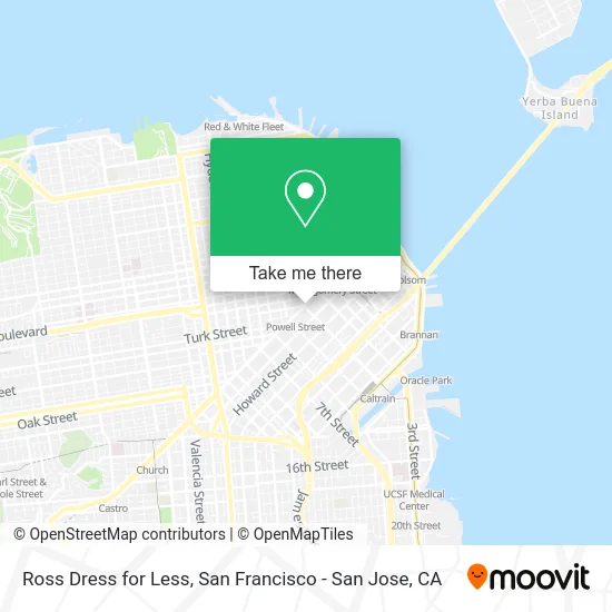 Ross Dress for Less map