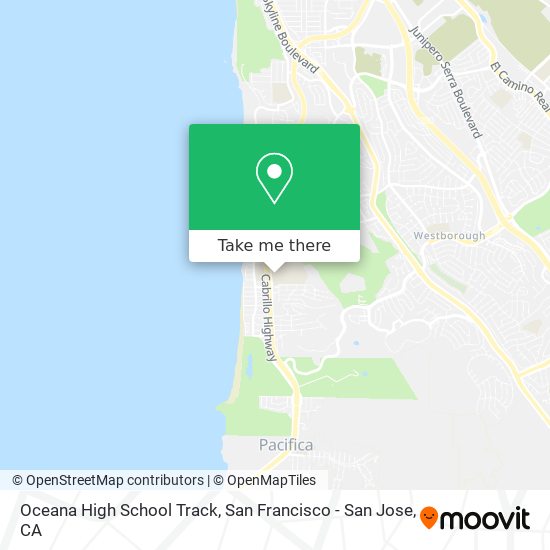 Oceana High School Track map