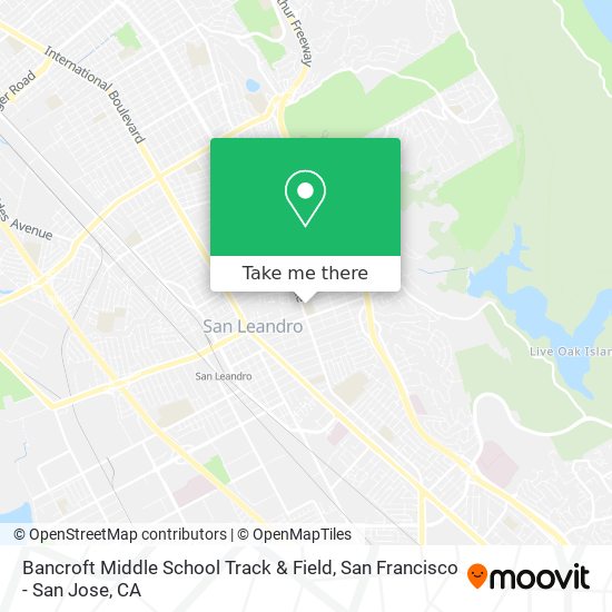 Bancroft Middle School Track & Field map