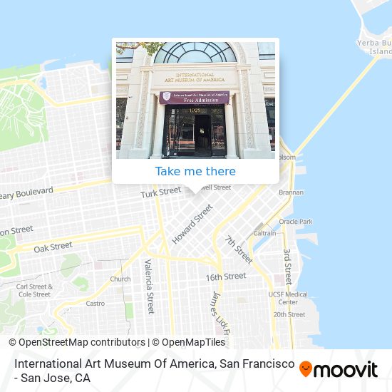 International Art Museum Of America map