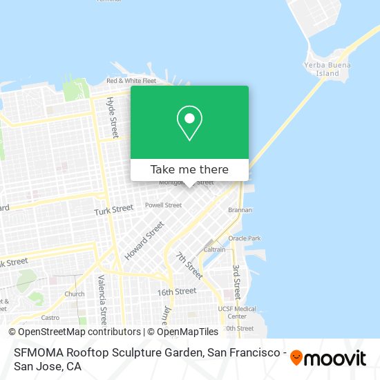 Mapa de SFMOMA Rooftop Sculpture Garden