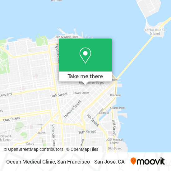 Ocean Medical Clinic map