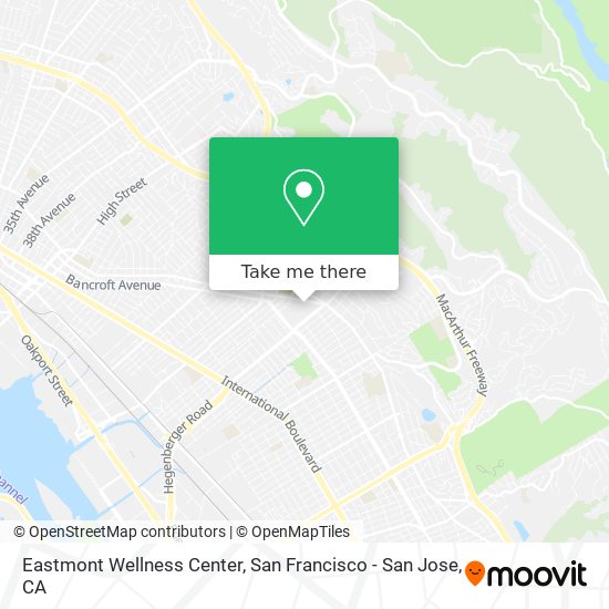 Eastmont Wellness Center map