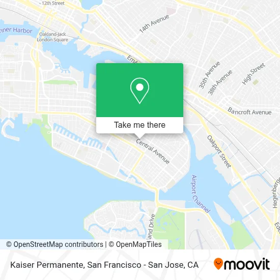 Kaiser Permanente map