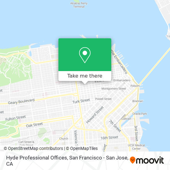 Hyde Professional Offices map