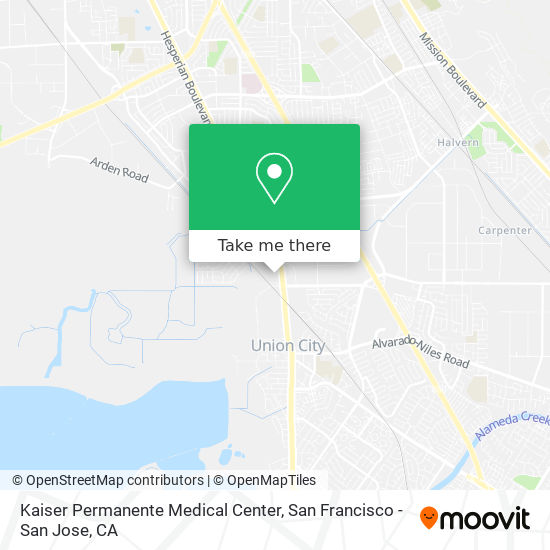 Kaiser Permanente Medical Center map