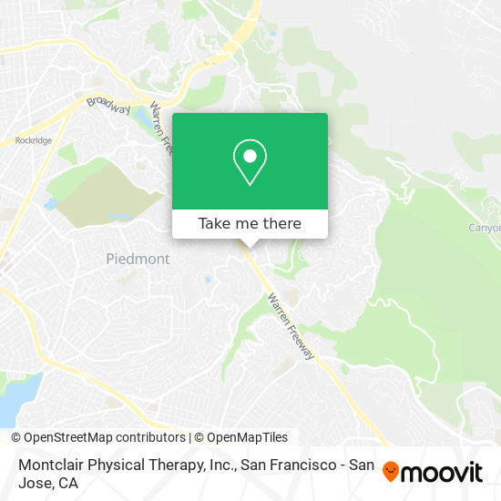 Mapa de Montclair Physical Therapy, Inc.