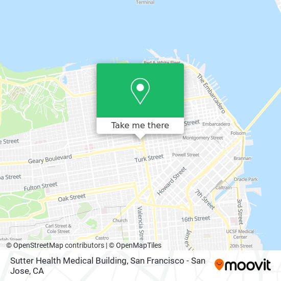 Mapa de Sutter Health Medical Building