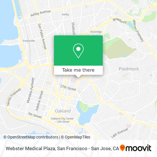 Webster Medical Plaza map