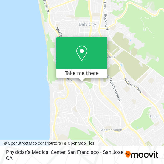 Mapa de Physician's Medical Center