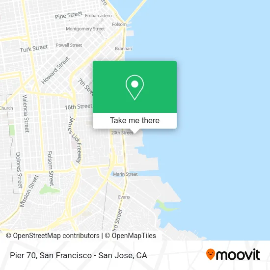 Mapa de Pier 70