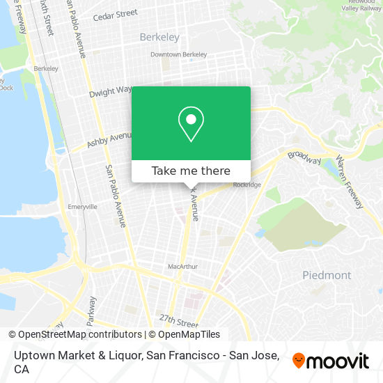 Mapa de Uptown Market & Liquor