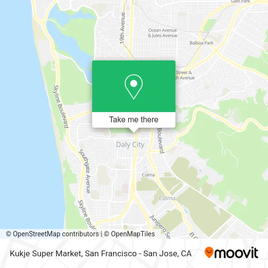 Kukje Super Market map