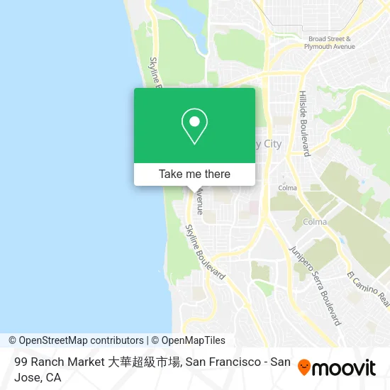 Mapa de 99 Ranch Market 大華超級市場