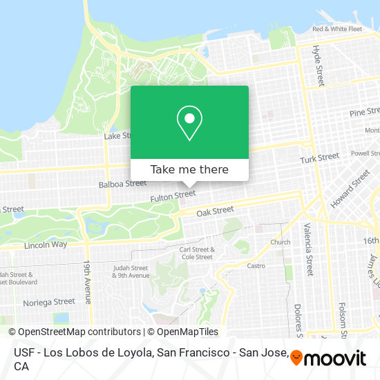 USF - Los Lobos de Loyola map