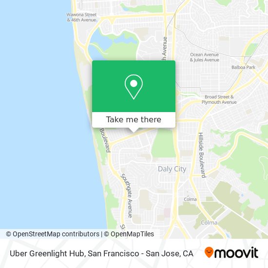 Uber Greenlight Hub map