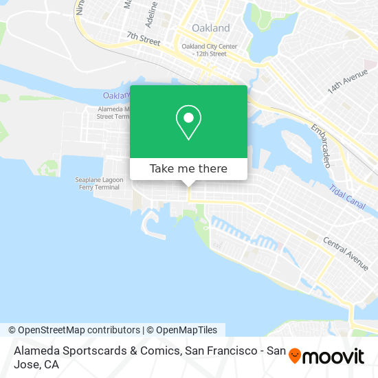 Alameda Sportscards & Comics map