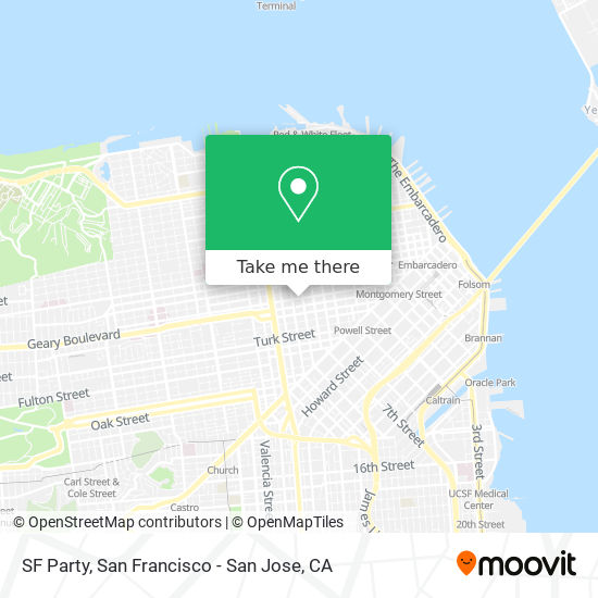 SF Party map