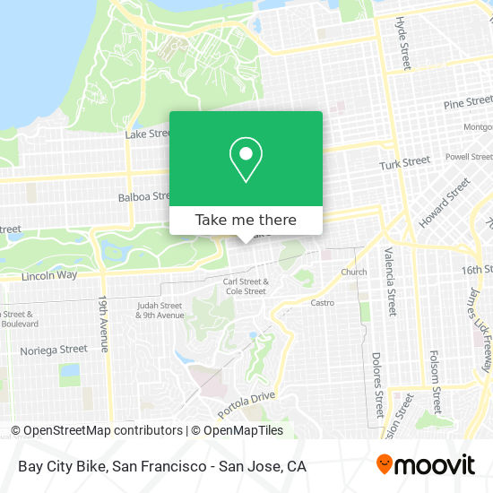 Mapa de Bay City Bike