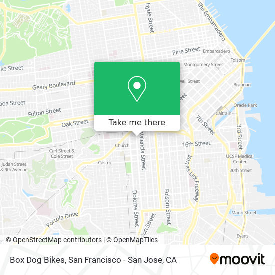 Box Dog Bikes map