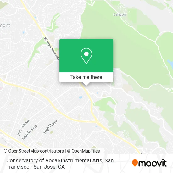 Conservatory of Vocal / Instrumental Arts map