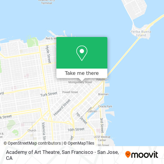 Mapa de Academy of Art Theatre