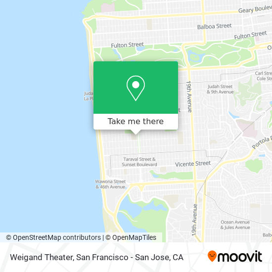 Weigand Theater map