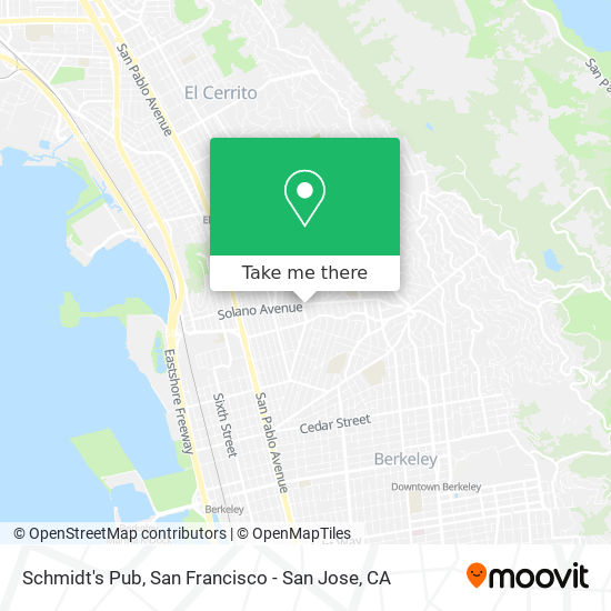 Mapa de Schmidt's Pub