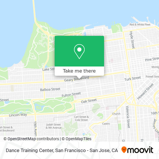 Mapa de Dance Training Center