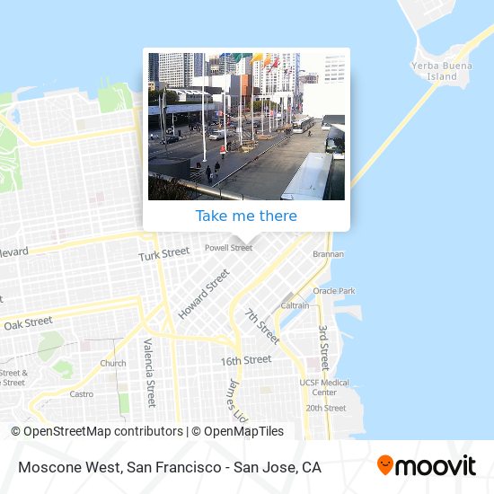 Mapa de Moscone West