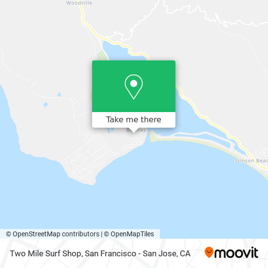 Two Mile Surf Shop map