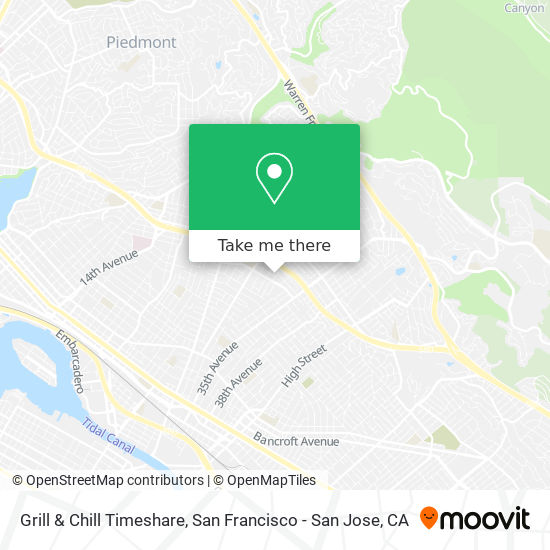 Grill & Chill Timeshare map