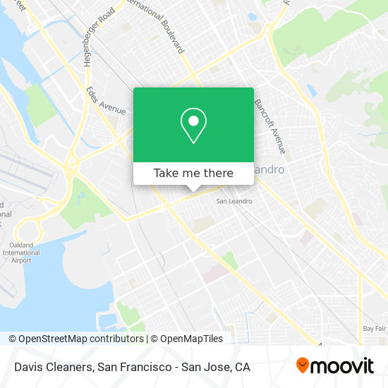 Davis Cleaners map