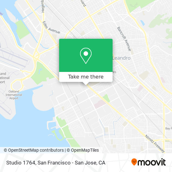 Studio 1764 map