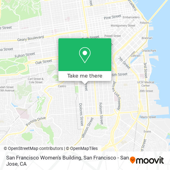 San Francisco Women's Building map