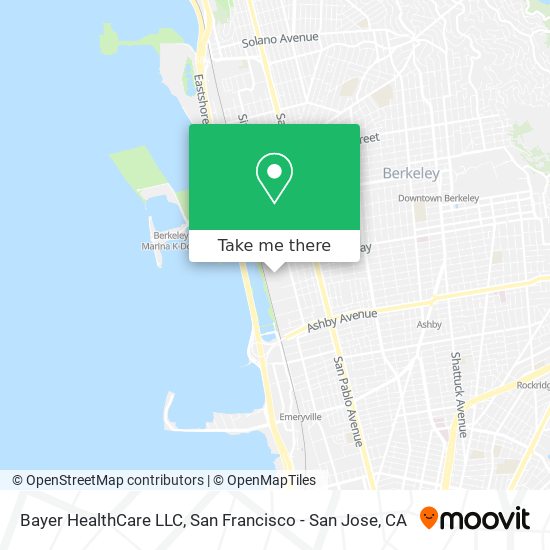 Bayer HealthCare LLC map