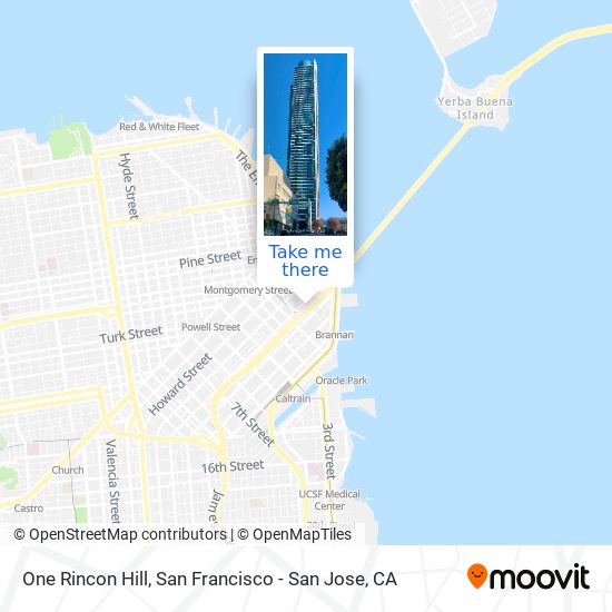 One Rincon Hill map