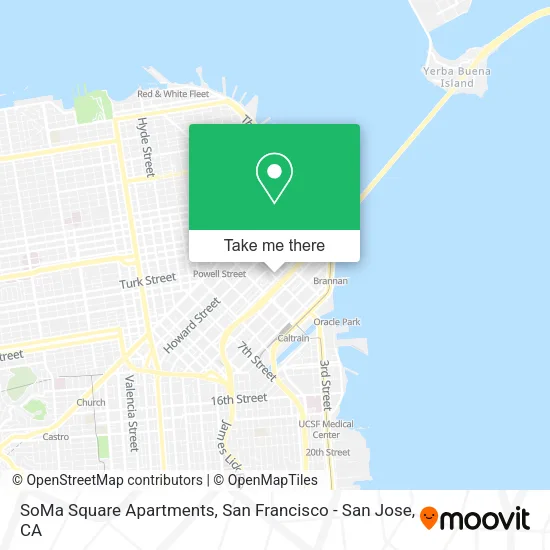 SoMa Square Apartments map
