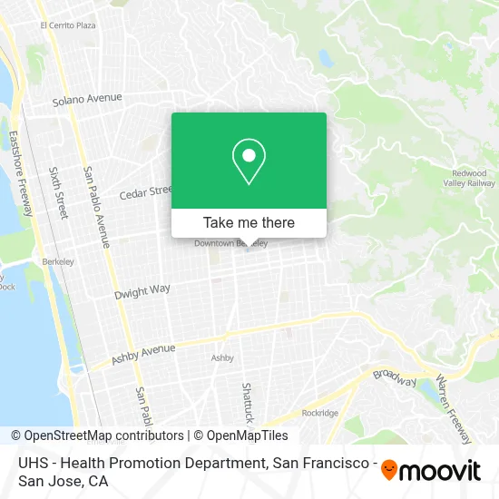 UHS - Health Promotion Department map