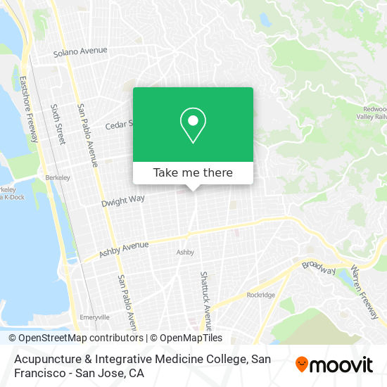 Mapa de Acupuncture & Integrative Medicine College