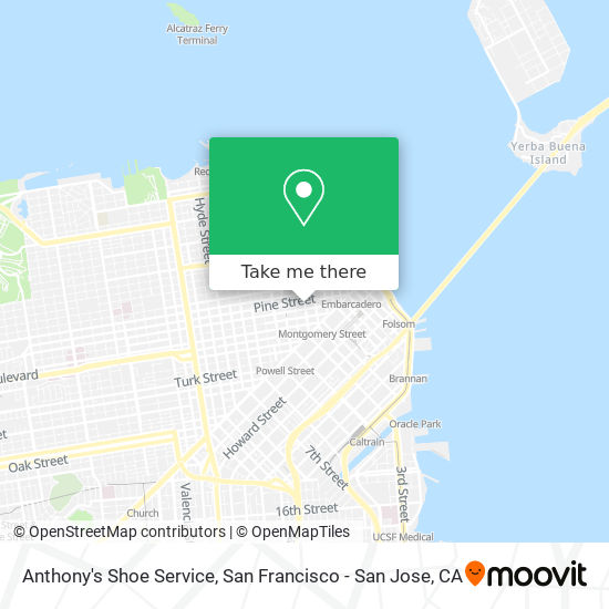 Anthony's Shoe Service map