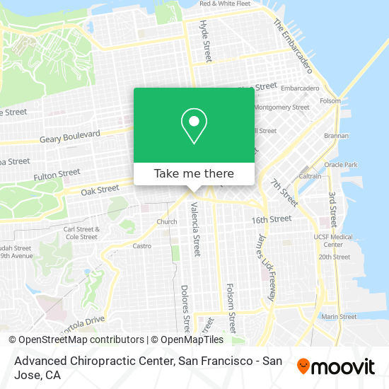 Advanced Chiropractic Center map