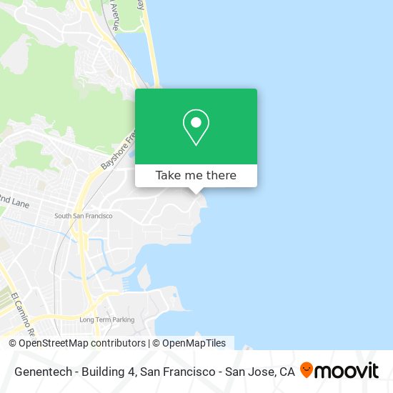 Genentech - Building 4 map