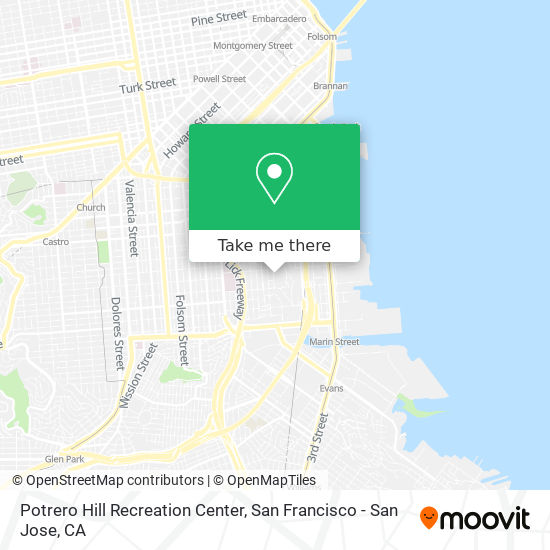 Mapa de Potrero Hill Recreation Center