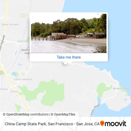 China Camp State Park map