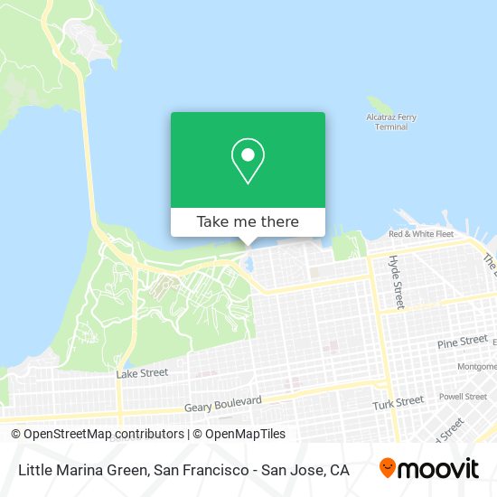 Mapa de Little Marina Green