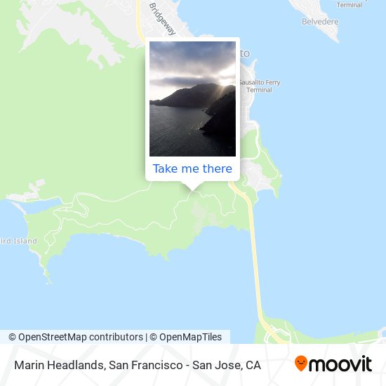 Mapa de Marin Headlands