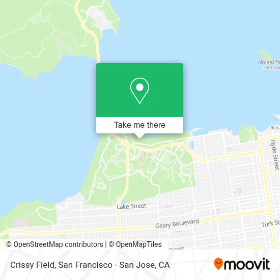 Crissy Field map