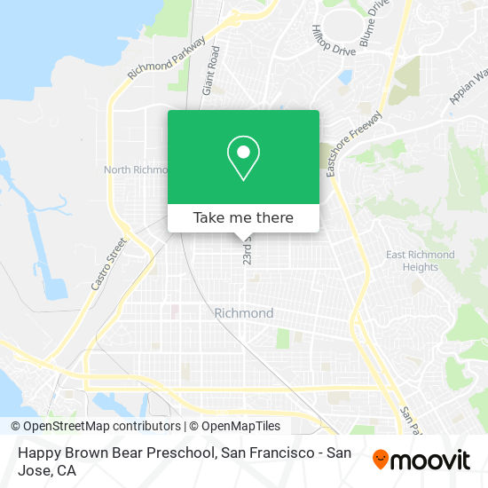 Mapa de Happy Brown Bear Preschool